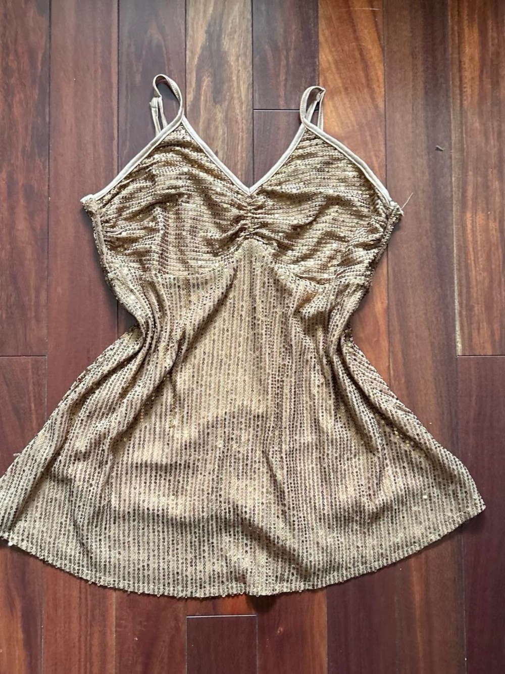 Gold Sequin Cami ✨